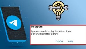 Here is how to fix video media playback issues on telegram in case videos don't play in the telegram app.